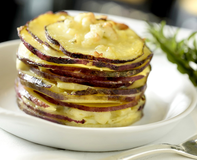 Discos De Batata Doce Assada Com Gorgonzola Gastrolândia